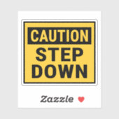 Sticker Mise en garde (Feuille)