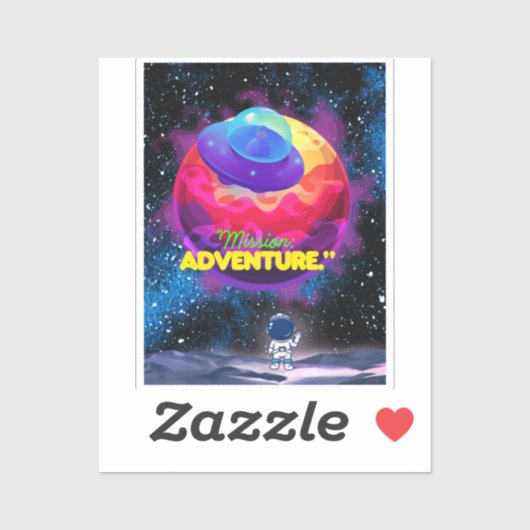 STICKER MISSION ET AVENTURE (Feuille)