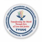 Sticker Mission - Transform World - Amour et Justice (Devant)