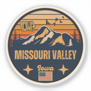 Sticker Missouri Valley, Iowa
