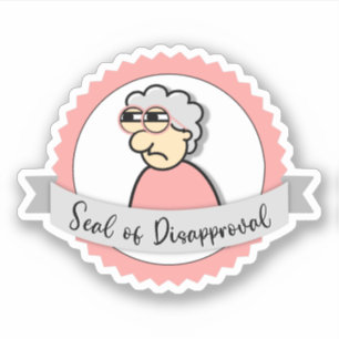 Sticker Missus Lugnot pour désapprobation