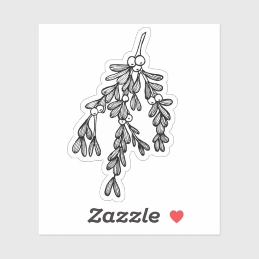 Sticker Mistletoe (Feuille)