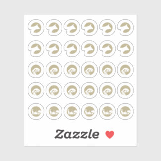 Sticker Mix Beef Fish Vegetarian Meal Choice Wedding