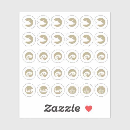 Sticker Mix Pork Fish Vegetarian Gluten Free Meal Choice (Feuille)