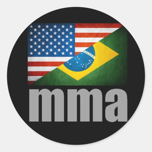 Sticker mixed martial art Flags (Devant)