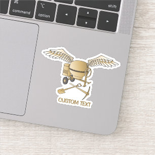 Sticker Mixte en béton Beige