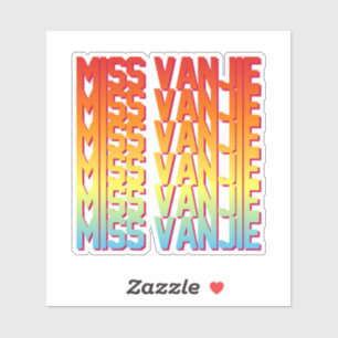 Sticker Mlle Vanjie !