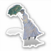 Sticker Mme Monet est emportée par le vent (Devant)