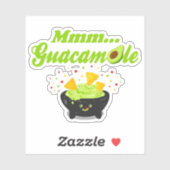 Sticker Mmm Guacamole (Feuille)