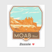 Sticker Moab Utah (Feuille)