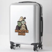 Sticker Mob de monstres Frankenstein Vampire Fantôme Hallo (Sur valise)