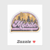 Sticker Mobile, Alabama (Feuille)