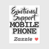 Sticker mobile de support émotionnel (Feuille)