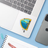 Sticker MOBy (Ordinateur portable avec iPhone)