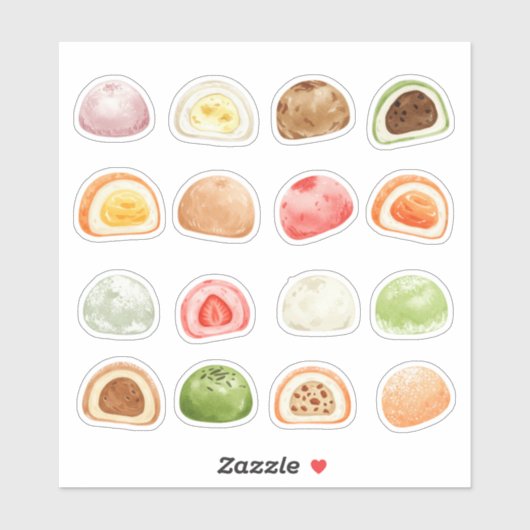 Sticker Mochi-sweet and full of love! (Feuille)