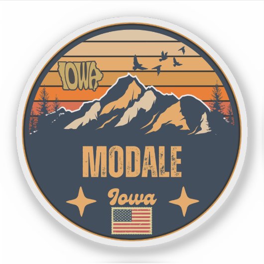 Sticker Modale, Iowa (Devant)