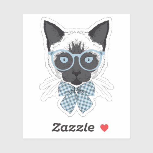 Sticker Mode Chat Siamese Smart (Feuille)