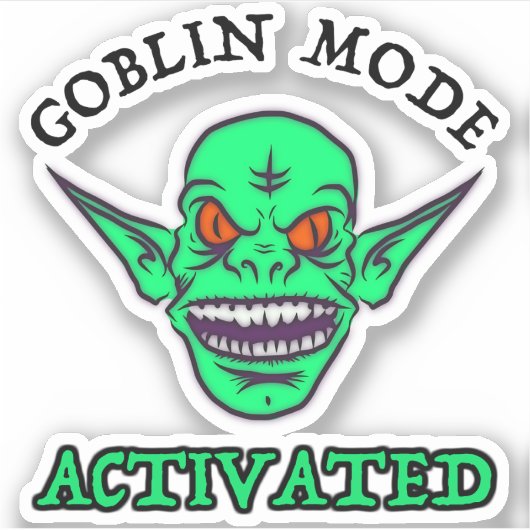 Sticker Mode de gobelin activé (Devant)