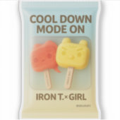 Sticker Mode de Refroidissement : Jouet d'Amis de Glace Ar (Devant)