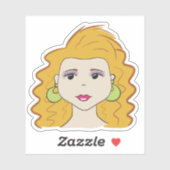 Sticker mode des années 80 (Feuille)