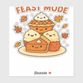 Sticker Mode Fête - Cute Confort d'automne Boxy T (Feuille)