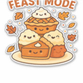 Sticker Mode Fête - Cute Confort d'automne Boxy T (Devant)