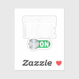 Sticker Mode Gymnastique Sur Gymnaste Cool Entraîneur Athl