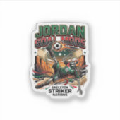 Sticker Mode Jordan Objectif Squelette Nations Striker Dyn (Devant)