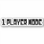 Sticker Mode Lecteur unique/un (Devant)
