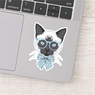 Sticker Mode Smart de chat siamois