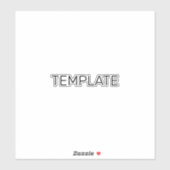 STICKER MODÈLE (Feuille)