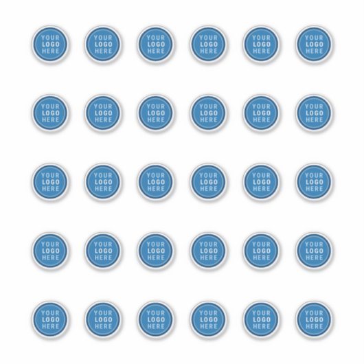 Sticker Modèle d'autocollant vinyle avec logo d'entreprise (Devant)