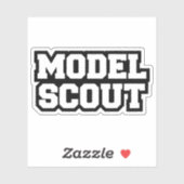 STICKER MODÈLE DE SCOUT (Feuille)