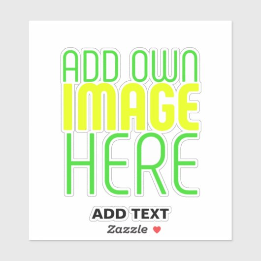 STICKER MODÈLE DE TEXTE D'IMAGE SIMPLE ET CLAIR MODERNE (Feuille)