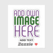 STICKER MODÈLE DE TEXTE D'IMAGE SIMPLE ET CLAIR MODERNE (Feuille)
