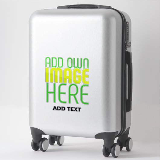 STICKER MODÈLE DE TEXTE D'IMAGE SIMPLE ET CLAIR MODERNE (Sur valise)