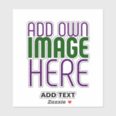 STICKER MODÈLE DE TEXTE D'IMAGE SIMPLE ET CLAIR MODERNE (Feuille)