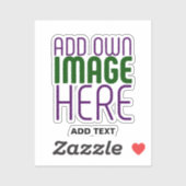 STICKER MODÈLE DE TEXTE D'IMAGE SIMPLE ET CLAIR MODERNE (Feuille)