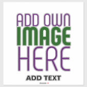 STICKER MODÈLE DE TEXTE D'IMAGE SIMPLE ET CLAIR MODERNE (Feuille)