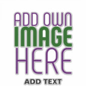 STICKER MODÈLE DE TEXTE D'IMAGE SIMPLE ET CLAIR MODERNE (Devant)