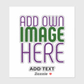 STICKER MODÈLE DE TEXTE D'IMAGE SIMPLE ET CLAIR MODERNE (Feuille)