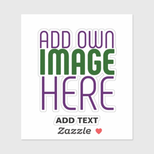 STICKER MODÈLE DE TEXTE D'IMAGE SIMPLE ET CLAIR MODERNE (Feuille)