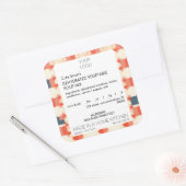 Sticker Modèle Étiquette de cuisine de chalet (Enveloppe)