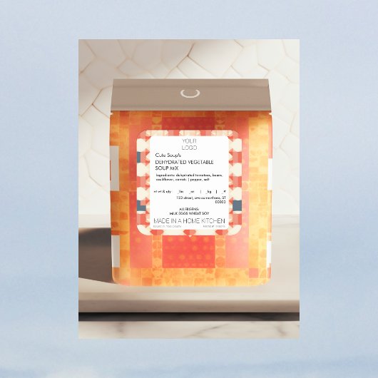 Sticker Modèle Étiquette de cuisine de chalet