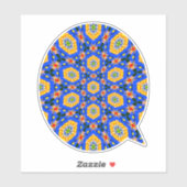 Sticker Modèle floral esthétique (Feuille)