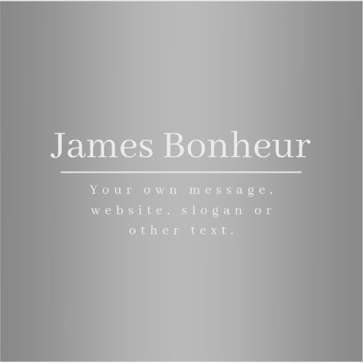 Sticker Modèle promotionnel modifiable pour les entreprise (Devant)