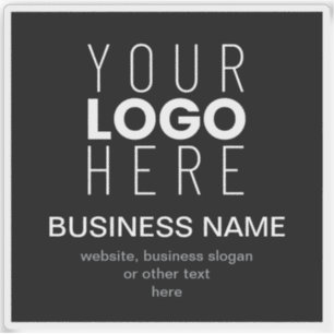 Sticker Modèle promotionnel simple pour le logo de votre e
