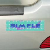 Sticker Modèle voiture pare-chocs (En voiture)