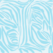Sticker Modèle Zèbre Bleu (Recto)