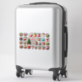 Sticker Modern elegant christmas  (Sur valise)